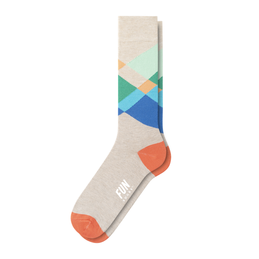 MEN'S BROKEN ARGYLE DRESS SOCK