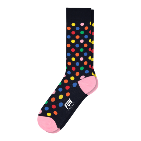 Men's Polk Dot Dress Socks