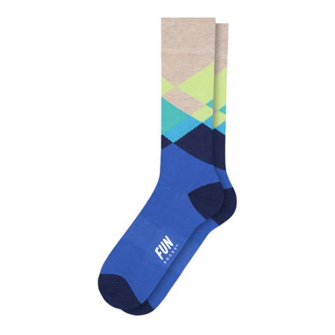 Men's Broken Argyle Dress Socks