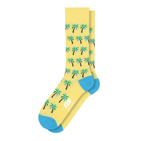 Men's Palm Tree Dress Socks