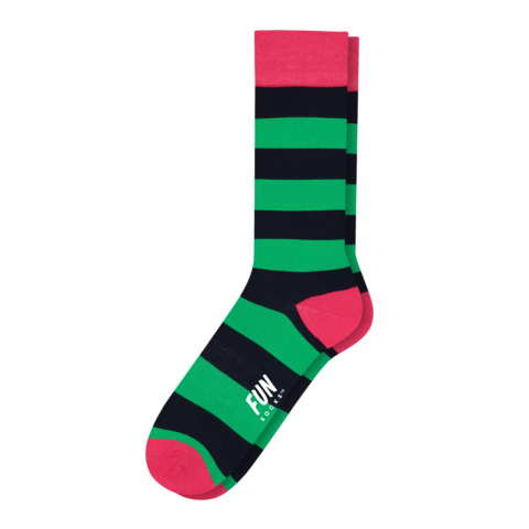Men's Rugby Stripe Dress Socks