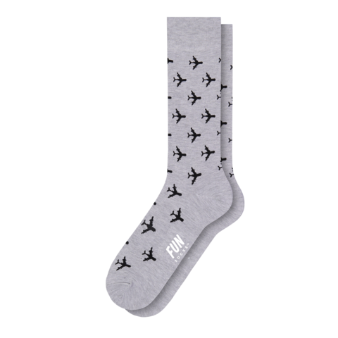 Men's Airplane Dress Socks